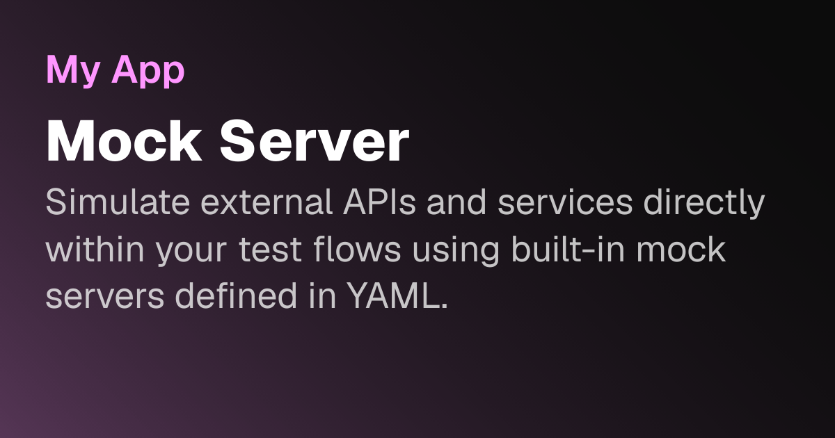 Mock Server